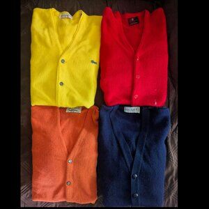 🧥 Vintage Men’s Cardigan Sweaters – 1970’s 🧥
